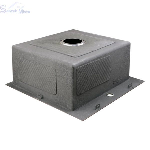 Комплект кухонної мийки Kraft KRF 5050 decor (3.0/1.0 мм) SM6042 фото