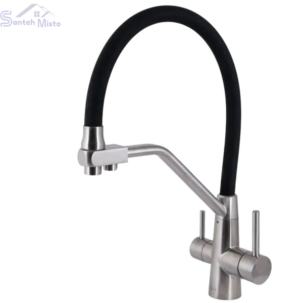 Комплект кухонной мойки 4в1 Kraft - 780х480 LHM (3.0/1.0 мм) SM1166 фото