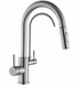 Змішувач для кухні REA ECO FRESH NIKIEL BRUSHED на дві води REA-B7563 фото 1