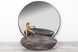 Умивальник (раковина) REA ROXY A STONE D.GREY MATT сірий накладний REA-U6649 фото 4