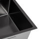 Комплект кухонной мойки Kraft HM 50х50 NANO BLACK (DECOR) PVD (3.0/1.0 мм) SМ455 фото 10