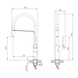 Комплект кухонної мийки Kraft KRF 5050 decor (3.0/1.0 мм) SM20508 фото 16