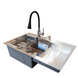 Комплект кухонної мийки Kraft Handmade HS R 780х480 (3.0/1.0 мм) SM3864 фото 2