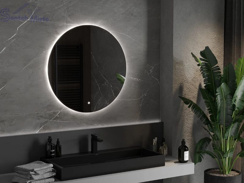 Дзеркало MEXEN ERG 80 LED кругле MEX-9823-080-080-611-00 фото