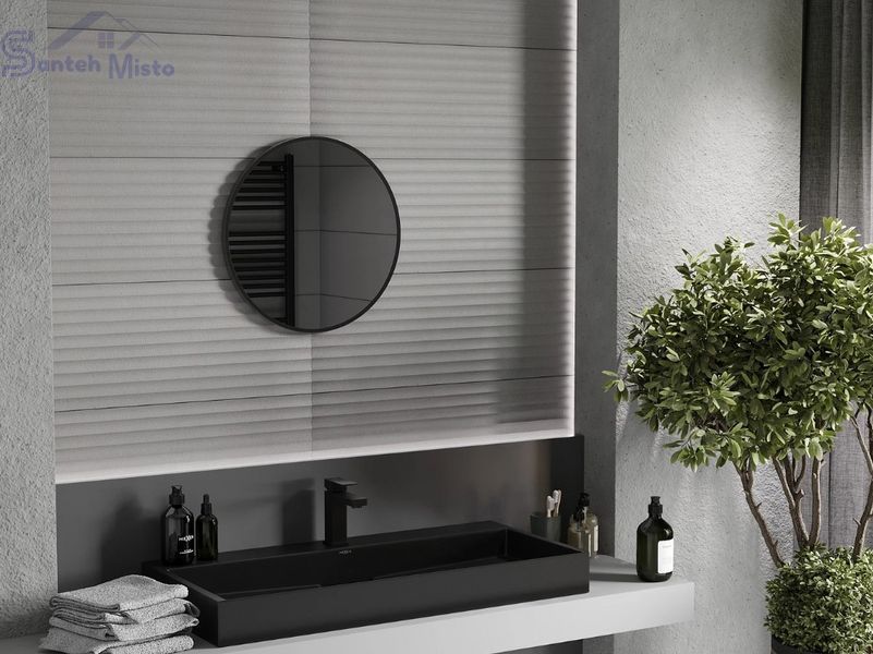 Зеркало MEXEN LOFT 30 BLACK круглое MEX-9850-030-030-000-70 фото