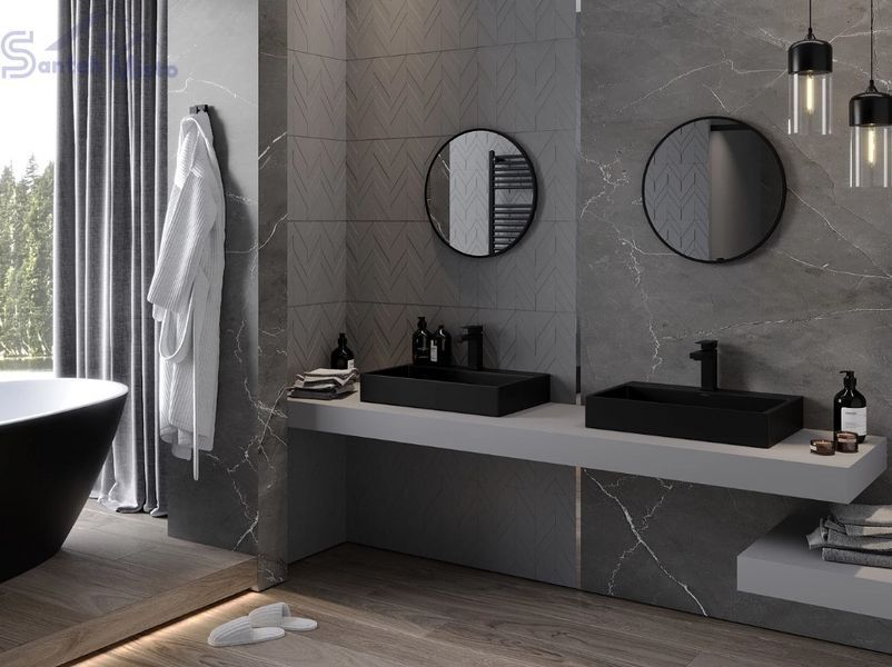 Зеркало MEXEN LOFT 30 BLACK круглое MEX-9850-030-030-000-70 фото