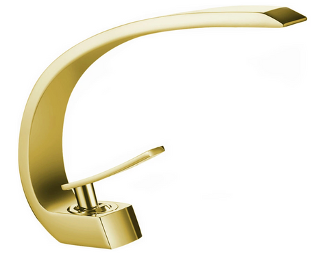 Змішувач для раковини (умивальника) MEXEN LUPUS GOLD золотий * MEX-746200-50 фото