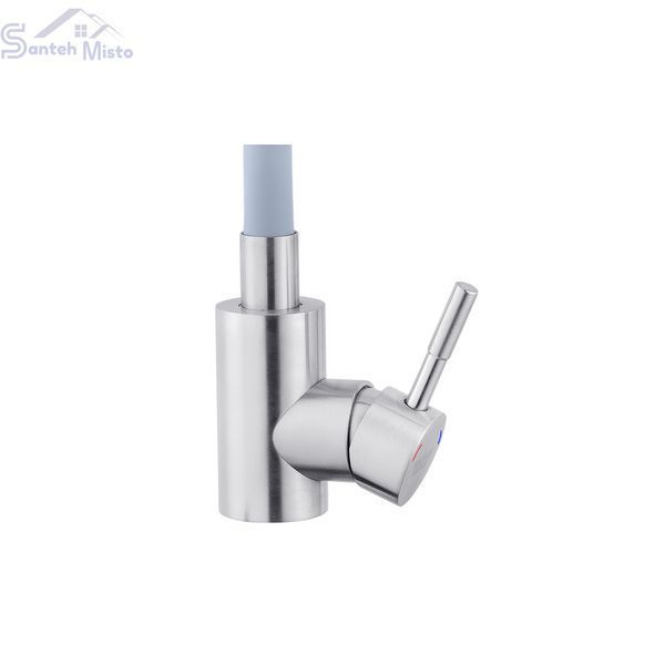 Смеситель для кухни с гибким изливом Kroner KRP Edelstahl Klassisch - ESG035GRA CV024354 фото