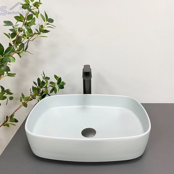Умивальник (раковина) VBI AOSTA SMOKE BLUE накладний VBI-013702 фото