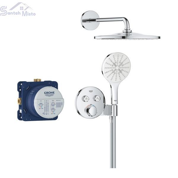 Душова система прихованого монтажу термостатична Grohe QuickFix Precision SmartControl 34877000 CV033246 фото