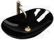 Умивальник (раковина) REA ROYAL 60 BLACK чорний накладний * REA-U0445 фото 1