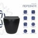 Унітаз підвісний Qtap Robin New Ultra Quiet безобідковий з сидінням Soft-close MATT BLACK QT13332381АSMB SD00052574 фото 1