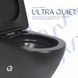 Унітаз підвісний Qtap Robin New Ultra Quiet безобідковий з сидінням Soft-close MATT BLACK QT13332381АSMB SD00052574 фото 3