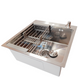 Комплект кухонної мийки Kraft KRF 5050 decor (3.0/1.0 мм) SM3090 фото 12