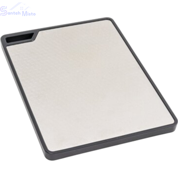 Комплект кухонной мойки KRAFT Handmade PVD чорна HS54*48 (3.0/1.0 мм) декор SM6040 фото