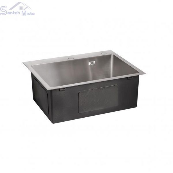 Мийка для кухні інтегрована Lidz Handmade H5045 (LDH5045BRU35383) Brushed Steel 3,0/1,0 мм SD00041487 фото