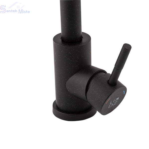 Комплект кухонной мойки Lidz Handmade H5050B Black PVD 3,0/1,0 мм SM368 фото