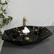 Умивальник (раковина) VBI VENEZIA MARBLE BLACK GLOSSY накладний VBI-012405 фото 3
