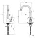 Комплект кухонной мойки Lidz Handmade H5050B Black PVD 3,0/1,0 мм SM368 фото 19