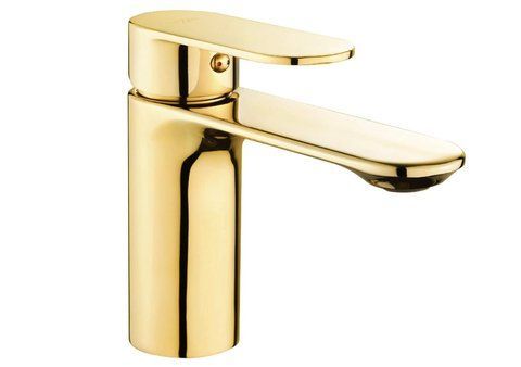 Змішувач для раковини (умивальника) MEXEN MILO GOLD золотий низький MEX-71300-50 фото