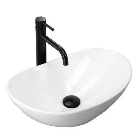 Умывальник (раковина) REA ROYAL MINI WHITE накладной белый * REA-U6507 фото
