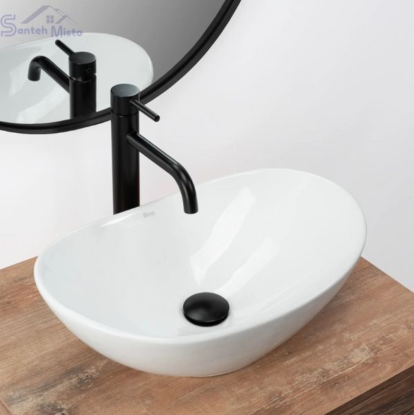 Умывальник (раковина) REA ROYAL MINI WHITE накладной белый * REA-U6507 фото