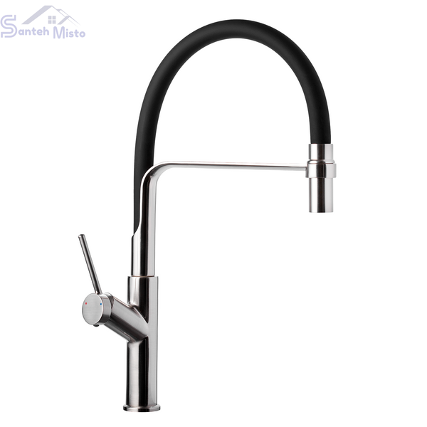 Комплект кухонної мийки Kraft KRF 5448 decor (3.0/1.0 мм) SM9508 фото