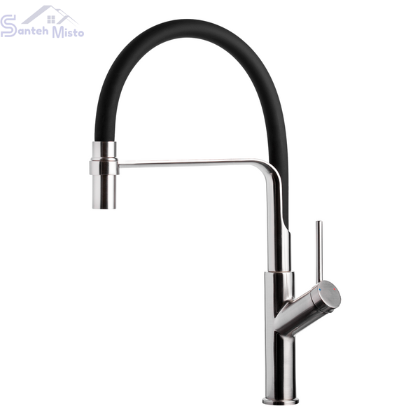 Комплект кухонної мийки Kraft KRF 5448 decor (3.0/1.0 мм) SM9508 фото
