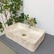 Умивальник (раковина) VBI ARABBA M BEIGE STONE MATT накладний VBI-013504 фото 3