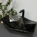 Умивальник (раковина) VBI VENEZIA MARBLE BLACK MATT накладний VBI-012406 фото 3